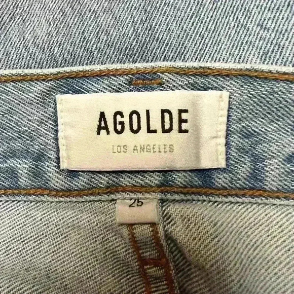 Agolde Dax Upsized Jean In Sideline Size 25 - Picture 8 of 11